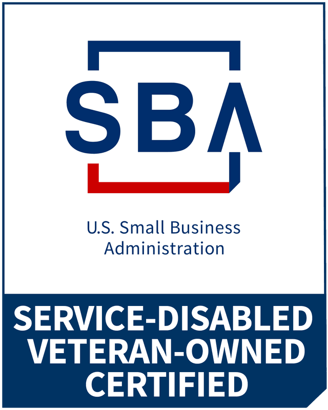 SBA Service-Disabled Veteran-Owned Certified badge